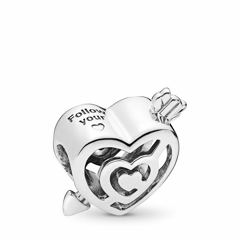 Pandora Path To Love Charm - Sterling Silver - Canada | QW9456LT